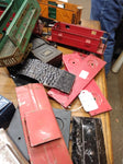 Vtg HUGE American Flyer Train Car Parts Lot Pre War Freight Tanker Caboose Truck