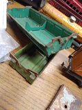 Vtg HUGE American Flyer Train Car Parts Lot Pre War Freight Tanker Caboose Truck