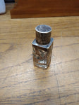 VTG Hecho Mexico Sterling Silver 925 Mini Glass Perfume Bottle Nice!