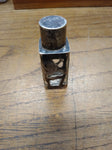 VTG Hecho Mexico Sterling Silver 925 Mini Glass Perfume Bottle Nice!