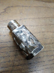 VTG Hecho Mexico Sterling Silver 925 Mini Glass Perfume Bottle Nice!