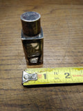 VTG Hecho Mexico Sterling Silver 925 Mini Glass Perfume Bottle Nice!