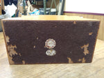 Vtg. Decatur Ind. Inc. Walnut 6 Tobacco Pipe Stand With Cedar Lined Humidor