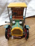 Vtg Modern Toys Japan 1950s Tin Toy Working Lever Action Car Lithograph Jalopy 1