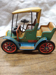 Vtg Modern Toys Japan 1950s Tin Toy Working Lever Action Car Lithograph Jalopy 1