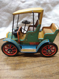 Vtg Modern Toys Japan 1950s Tin Toy Working Lever Action Car Lithograph Jalopy 1