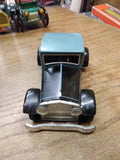 Vtg Cragstan Tin Toy Coupe Car Friction Motor Working 1950s Lithograph Japan! 4