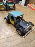 Vtg Cragstan Tin Toy Coupe Car Friction Motor Working 1950s Lithograph Japan! 4