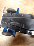 Vtg Cragstan Tin Toy Coupe Car Friction Motor Working 1950s Lithograph Japan! 4
