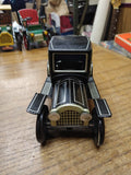 Vtg Cragstan Tin Toy Sedan Car Friction Motor Working 1950s Lithograph Japan! 5
