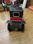 Vtg Cragstan Tin Toy Sedan Car Friction Motor Working 1950s Lithograph Japan! 5
