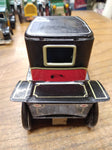 Vtg Cragstan Tin Toy Sedan Car Friction Motor Working 1950s Lithograph Japan! 5