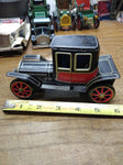 Vtg Cragstan Tin Toy Sedan Car Friction Motor Working 1950s Lithograph Japan! 5