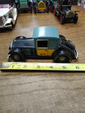 Vtg Cragstan Tin Toy Coupe Car Friction Motor Working 1950s Lithograph Japan! 4