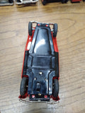 Vtg Bandai Tin Toy 1929 Sedan Car Friction Motor Japan Nice Shape 9