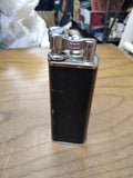 Vtg Penguin BGLBG Gas Sun Pearl Lift Arm Table Top Cig Lighter Leather Chrome