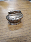Vtg Ronson Crown Silver Plated Table Top Cigarette Lighter In Good Condition!
