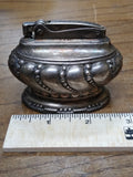 Vtg Ronson Crown Silver Plated Table Top Cigarette Lighter In Good Condition!