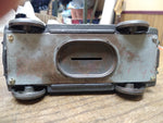Vtg Metal 1935 Ford Taxi Coin Bank "The Wide Awake Bank" Banthrico Great Shape!
