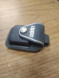 ZIPPO Black Leather Cigarette Lighter Belt Holster Pouch MADE USA Great Shape!