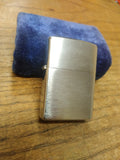 Vtg NOS Sealed 2006 Zippo Cigarette Lighter Regular Brushed Chrome Excellent!