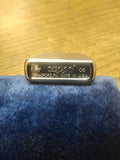Vtg NOS Sealed 2006 Zippo Cigarette Lighter Regular Brushed Chrome Excellent!