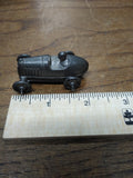 Vtg Barclay Die Cast Metal Midget Racer w/Metal Wheels + Driver No Paint Nice 2"