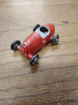Vtg Barclay Die Cast Metal Midget Racer Metal Wheels No Driver Red Paint Nice 2"