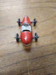 Vtg Barclay Die Cast Metal Midget Racer Metal Wheels No Driver Red Paint Nice 2"