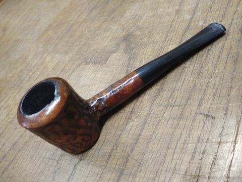 Vtg REX FILTERS 379 Imported Briar Smoking Tobacco Poker Pipe Italy Very Nice!!!