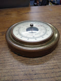Vtg Welsh Barometric Pressure Indicator Barometer Brass Weather Made In The USA