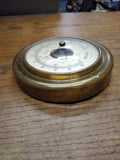 Vtg Welsh Barometric Pressure Indicator Barometer Brass Weather Made In The USA