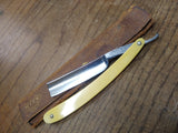 Vtg WISS BEST Straight Razor w/Case J WISS & Sons Newark NJ Very Nice Condition!