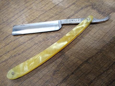 Vtg Enderes Straight Razor Nice Edge Blade and Scales Shaving Great Shape!