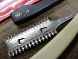 Vtg 2Pc Lot Durham Duplex + K.R Witte Straight Razor Solingen Germany USA Nice!