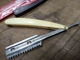 Vtg 2Pc Lot Durham Duplex + K.R Witte Straight Razor Solingen Germany USA Nice!