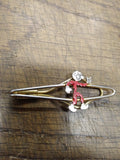 Vtg Original Reddy Kilowatt Tie Clip Pin Red Enamel Looks Great!