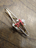 Vtg Original Reddy Kilowatt Tie Clip Pin Red Enamel Looks Great!