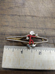 Vtg Original Reddy Kilowatt Tie Clip Pin Red Enamel Looks Great!