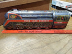 Vtg Modern Toys Overland Express 3140 Battery Operated Tin Lithograph Train Japa