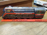 Vtg Modern Toys Overland Express 3140 Battery Operated Tin Lithograph Train Japa