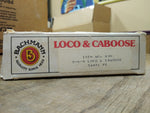 Vtg Bachmann HO Scale Santa Fe 0-6-0 Loco w/Tender & Caboose #834 Original Box