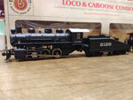 Vtg Bachmann HO Scale Santa Fe 0-6-0 Loco w/Tender & Caboose #834 Original Box