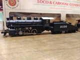 Vtg Bachmann HO Scale Santa Fe 0-6-0 Loco w/Tender & Caboose #834 Original Box