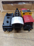 Vtg Bachmann HO Scale Santa Fe 0-6-0 Loco w/Tender & Caboose #834 Original Box