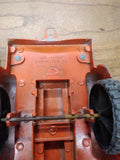 Vtg 1950's HUBLEY Pressed Steel Stake Bed Pick Up Truck and Trailer Good Shape!!