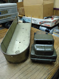 Vtg 1950's Structo Grain Company Pressed Steel Semi Truck and Trailer Good Shape
