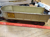 Vtg 1950's Structo Grain Company Pressed Steel Semi Truck and Trailer Good Shape