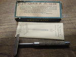 Vtg Men's 3 Piece Safety Razor Lot Keen Kutter w/Box & Papers Enders Speed Gem
