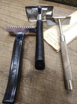 Vtg Men's 3 Piece Safety Razor Lot Keen Kutter w/Box & Papers Enders Speed Gem